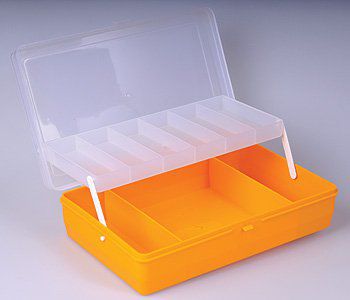Коробка для мелочей пластмассовая с лифтом (24*15*6,5см) T-05-05-04