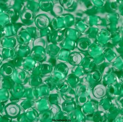 38356 Бисер прозрачный зеленый (Preciosa) 