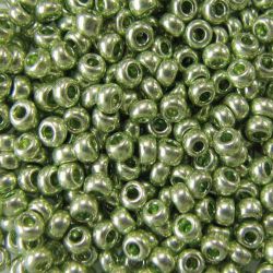18161 Бисер зеленый металлик (Preciosa) 