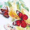 130-051 Набор для вышивания «Чудесная игла» "Бабочки на груше"