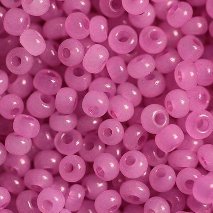 Бисер Preciosa 02293 полупрозрачный пастельно-розовый