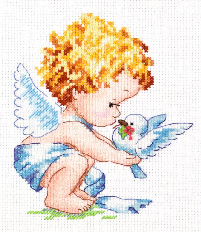 Набор для вышивания крестом Чудесная игла «Светлый Ангел!» 35-13