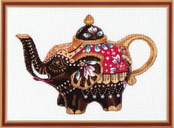 1037 Набор для вышивания ОВЕН "Чайный слоник"
