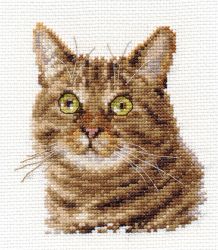 0-135 Набор для вышивания Алиса "Европейский кот"