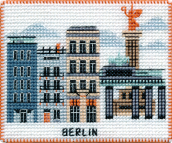 1057 Набор для вышивания ОВЕН "Берлин. Магнит"