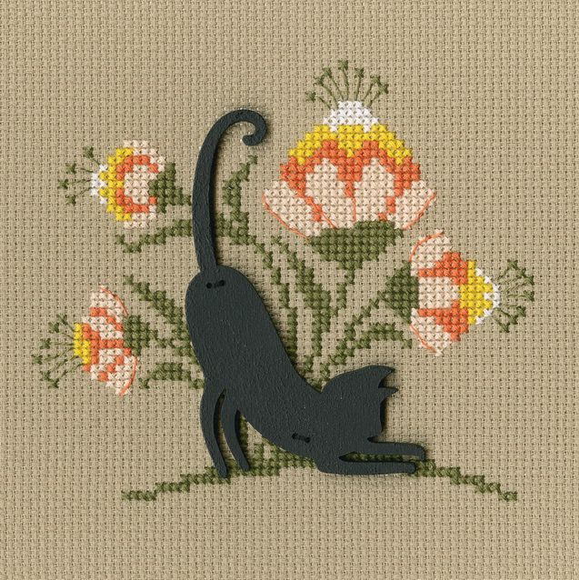Набор для вышивания крестом РТО "Кошка-2" СВЕ9002