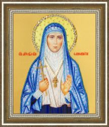 РТ-128 Набор для вышивания Золотое Руно "Икона Святой Мученицы Великой Княгини Елизаветы"