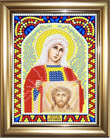 ИМРА5-028 Алмазная мозаика ТМ НАСЛЕДИЕ с рамкой "Святая Вероника"