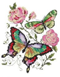 42-04 «Бабочки и розы» (Чудесная игла)