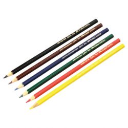 Карандаши цветные FABER-CASTELL, 6 цветов, картонная упаковка с подвесом, 120106