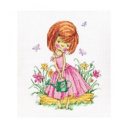 М513 Набор для вышивания РТО "Бабочки в моем саду"