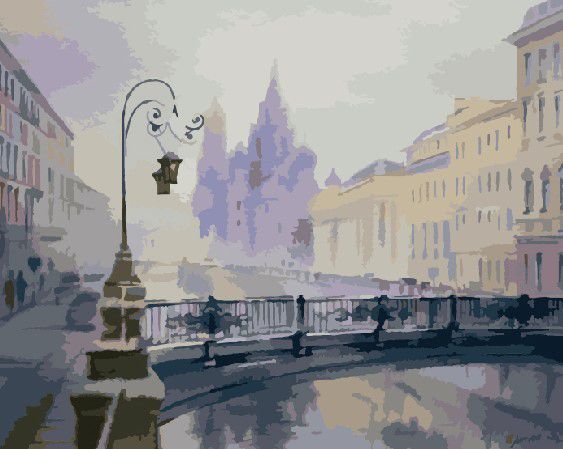 Картина по номерам Paintboy "Санкт-Петербург. Канал Грибоедова" GX7605
