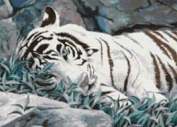 БСА2-013 Алмазная мозаика Наследие "Белый бенгальский тигр"