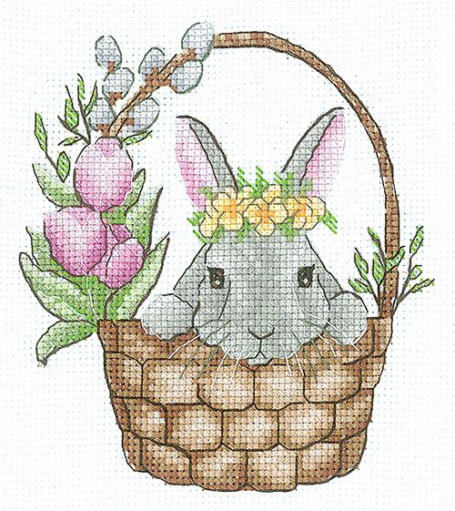 Набор для вышивания Сделай Своими Руками "Весенний кролик" В-37