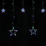Электрогирлянда-занавес комнатная "Звезды" 3х0,5 м, 108 LED, мультицветная, 220 V, ЗОЛОТАЯ СКАЗКА, 591356