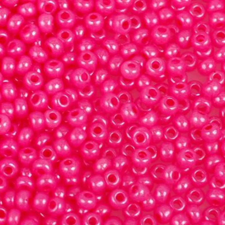 Бисер Preciosa 17398 глубокий розовый перламутр