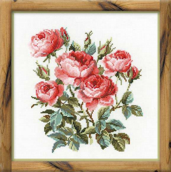 1046 Набор для вышивания RIOLIS "Садовые розы" "Сотвори Сама"